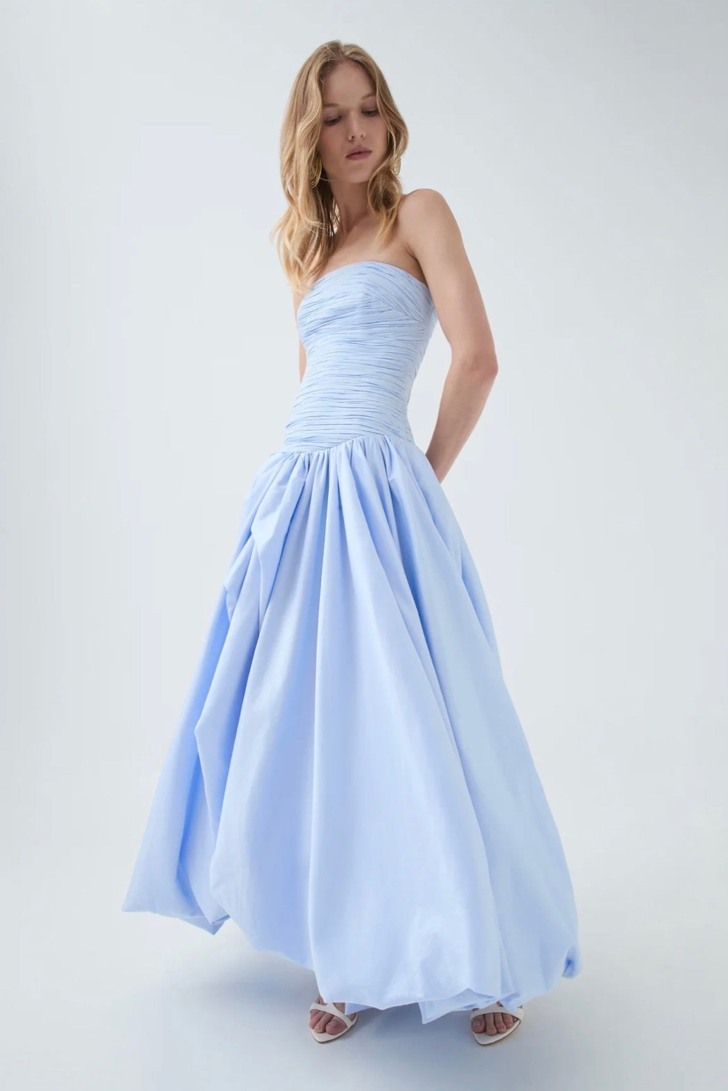 Violette Bubble Hem Gown