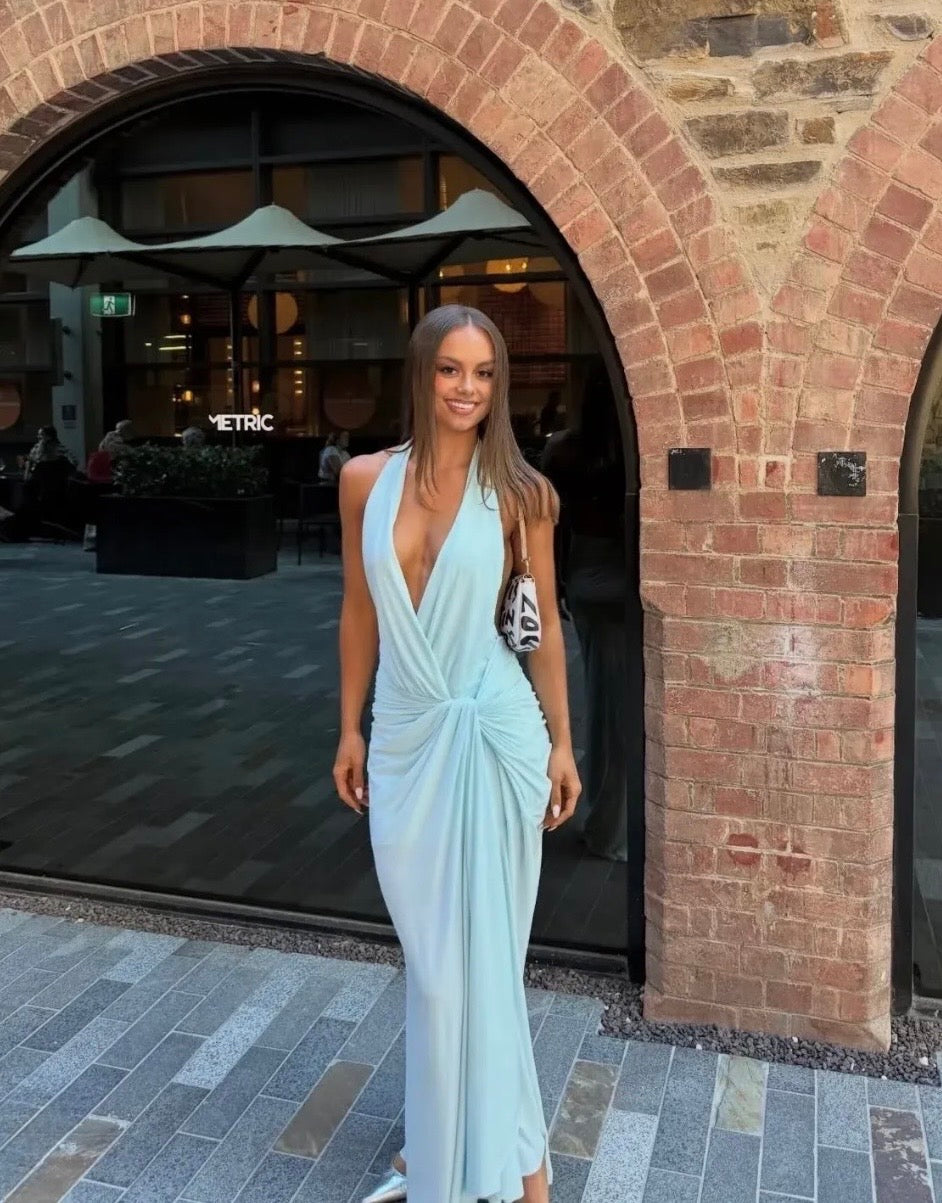 Clementine Twist Maxi Dress