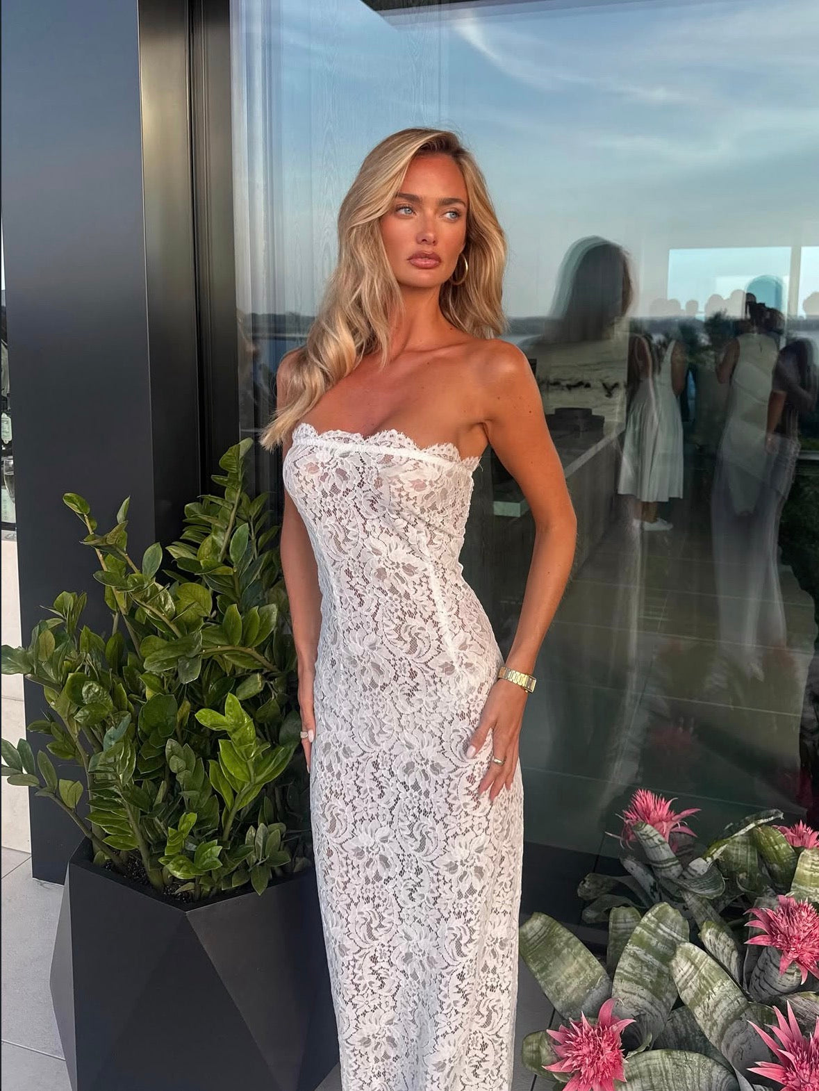 Unlined Maxi Dress